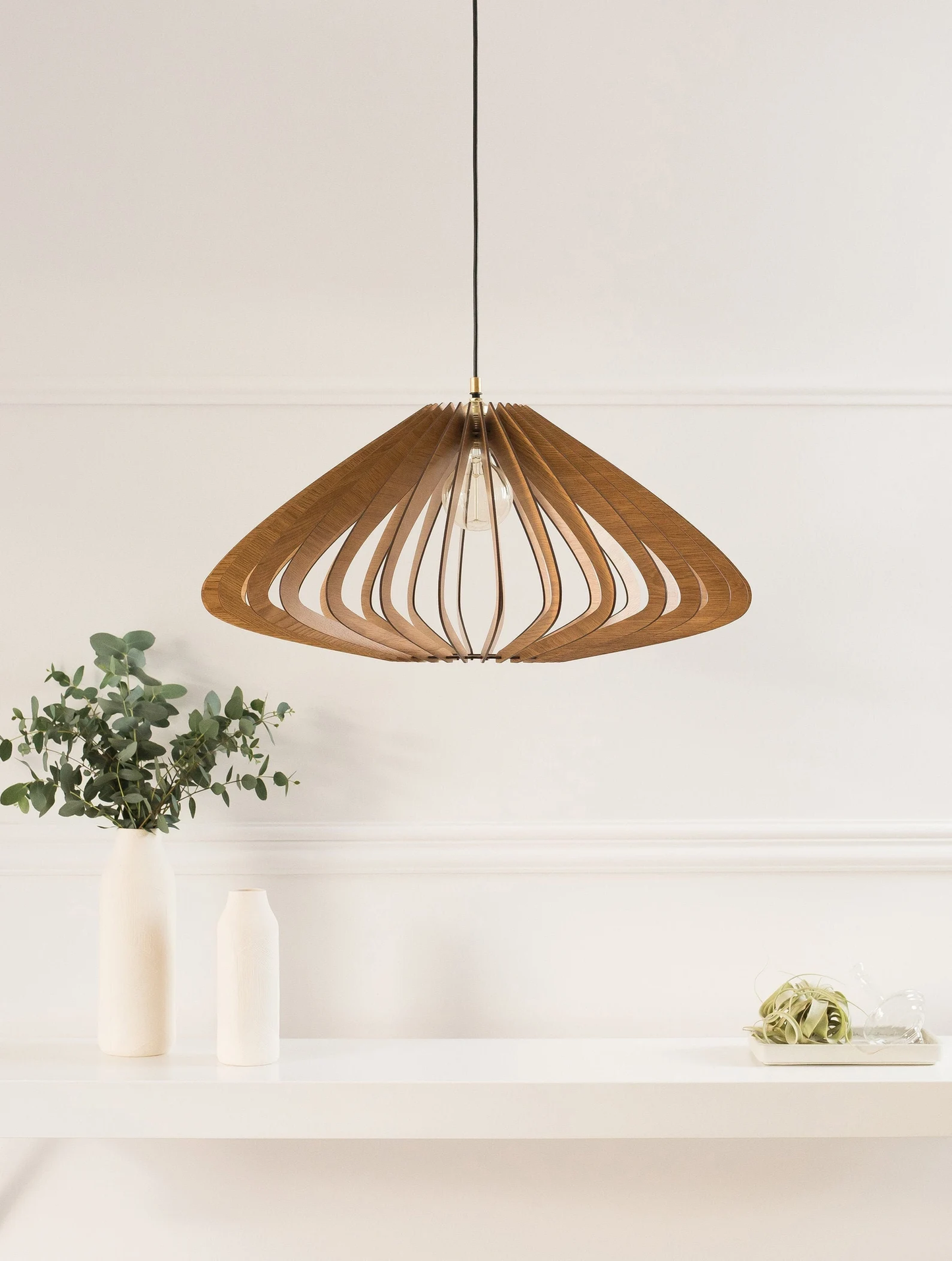 Kitchen Island Lighting, Scandinavian Design, Natural Oak
