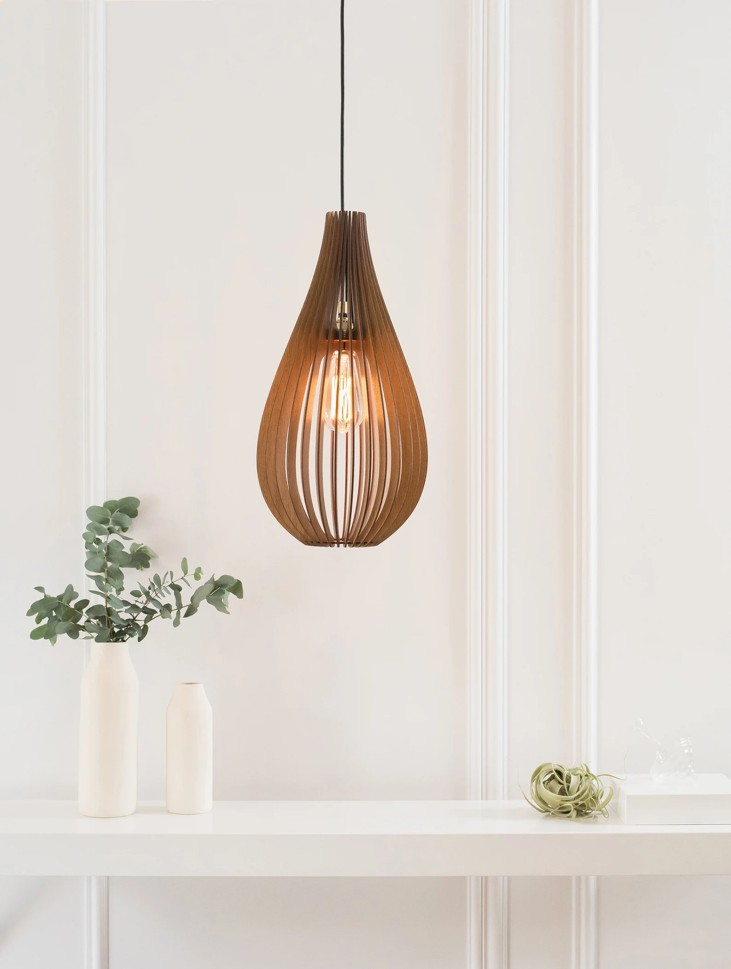 Wooden Light Fixture, Kitchen Island Lighting