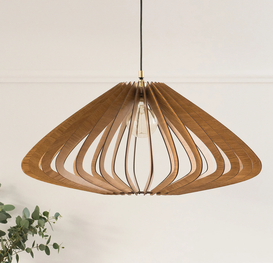 Kitchen Island Lighting, Scandinavian Design, Natural Oak