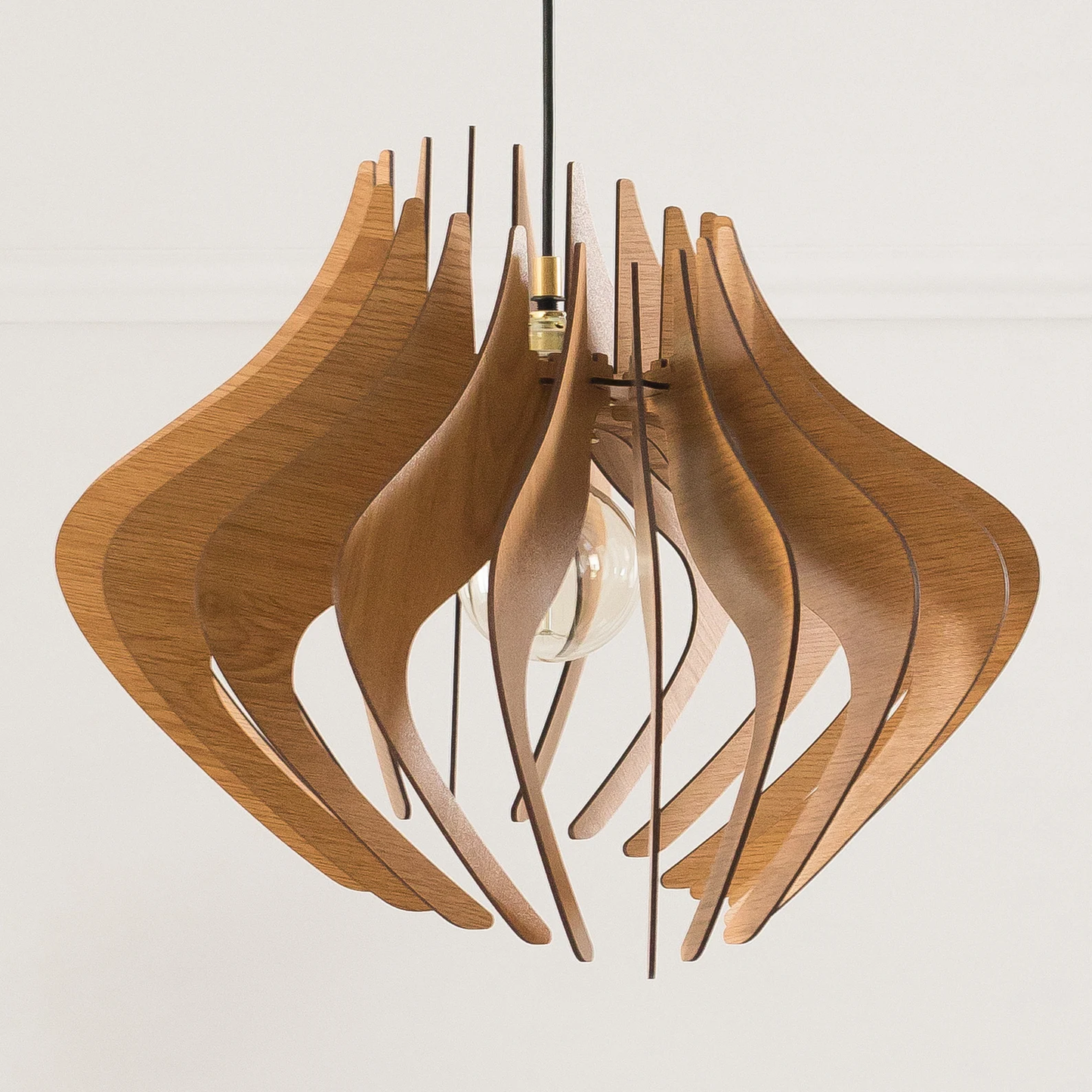 Nordic Style, Handmade Light, Natural Wood