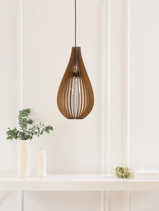 Wooden Light Fixture, Kitchen Island Lighting